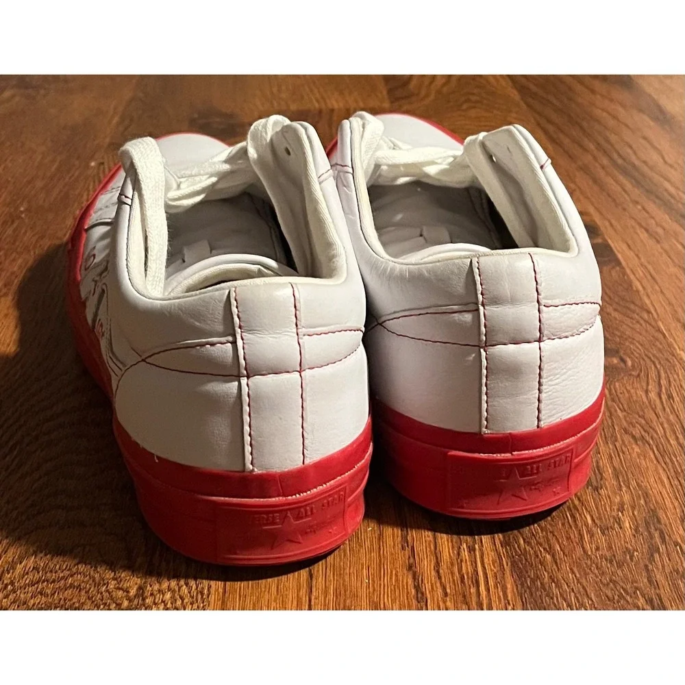 Converse One Star Golf Le Fleur Tyler The Creator White Red Mens 11 - Picture 3 of 8